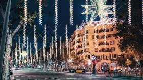 Alumbrado del Paseo de Gracia la pasada Navidad / EP