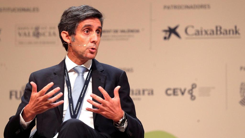 El presidente de Telefónica, José María Álvarez-Pallete, durante su intervención en el Congreso de Directivos / EFE