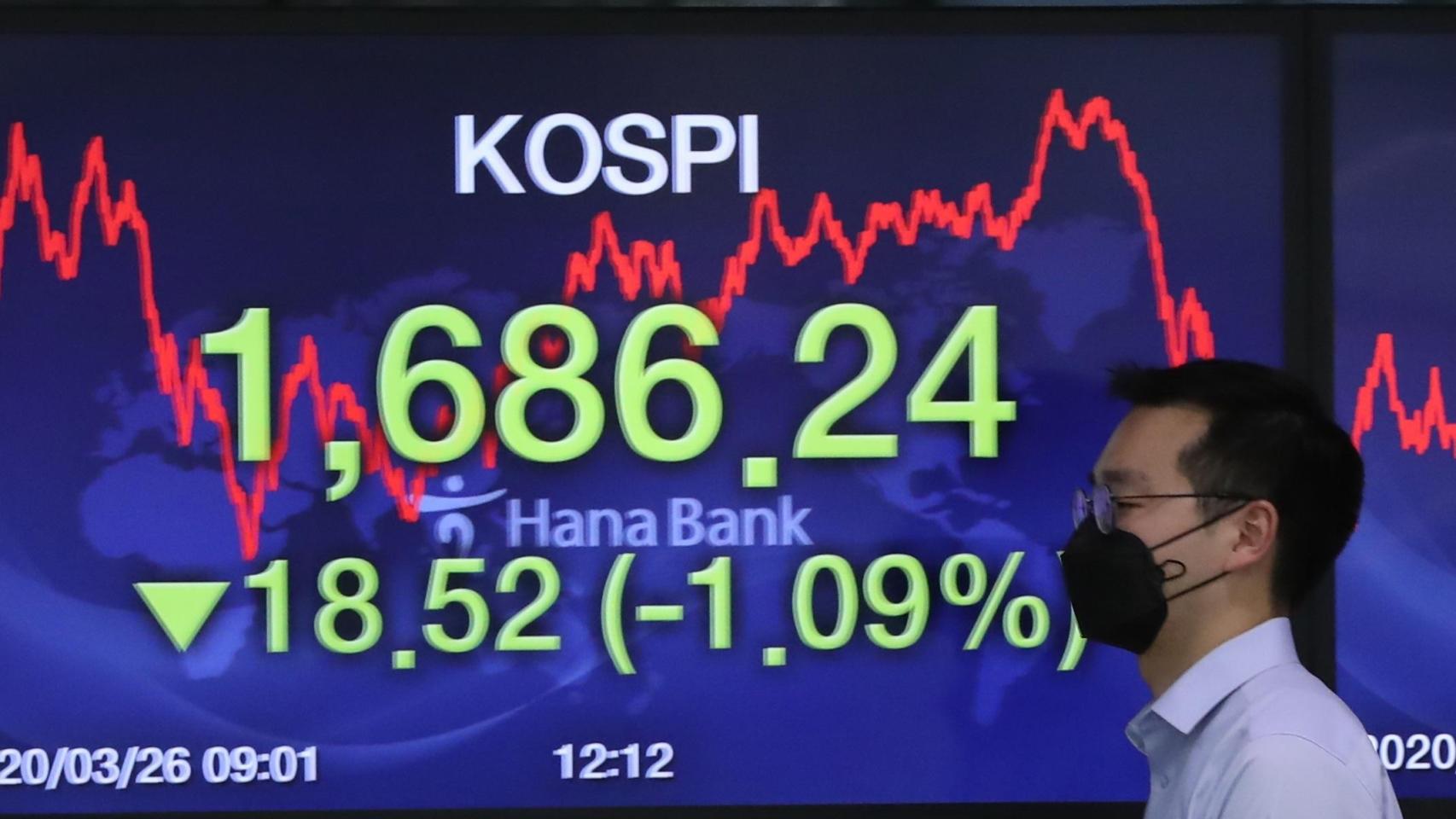 Las bolsas son el principal indicador de la crisis desatada por el coronavirus / EFE