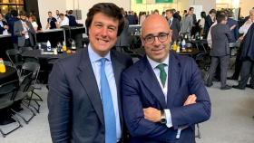 Ismael Clemente (i), consejero delegado de Merlin Properties, junto a uno de los directores de la socimi, Luis Lázaro (d) / CG
