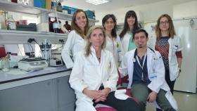 La doctora Mónica Marazuela Azpiroz, sentada en primer término