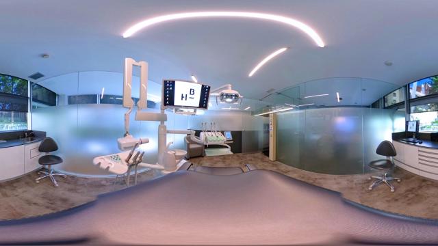 Interior de la clínica dental Hepler Bone de Detriavall / CG
