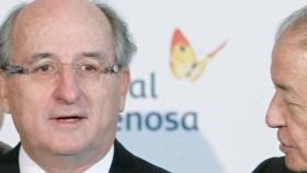 Antoni Brufau, vicepresidente de Gas Natural, y Salvador Gabarró, el presidente.