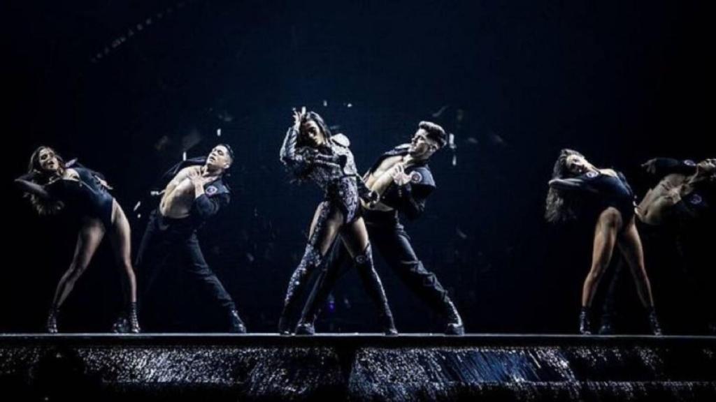 Chanel cantando 'SloMo' en Eurovisión 2022 / LA1