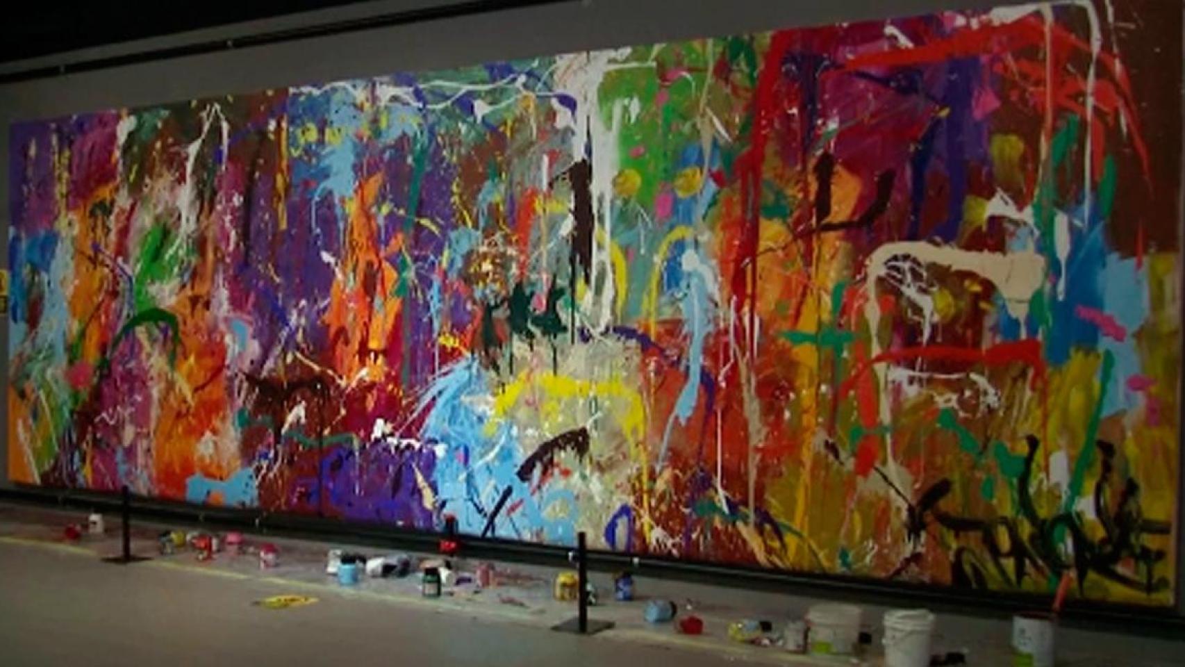 El grafiti de JonOne vandalizado por error / CCMA