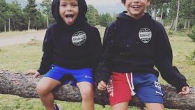 Milan y Sasha, hijos de Piqué y Shakira / INSTAGRAM