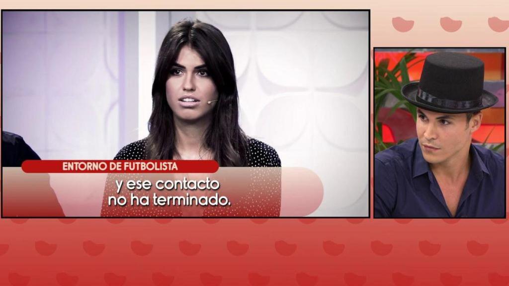 sofía suescun con un futbolista