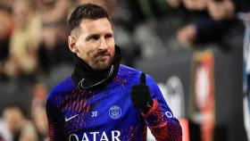 Lionel Messi, en la previa de un partido con el PSG / EFE