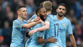 Los jugadores del Manchester City celebran un gol | EFE