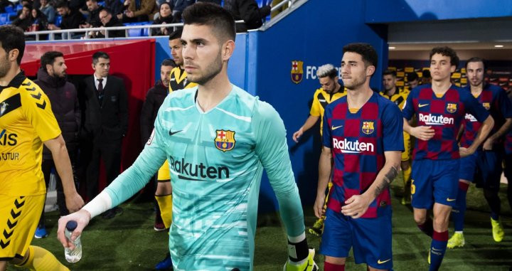 Sergi Puig en el Barça B - Badalona / FCB