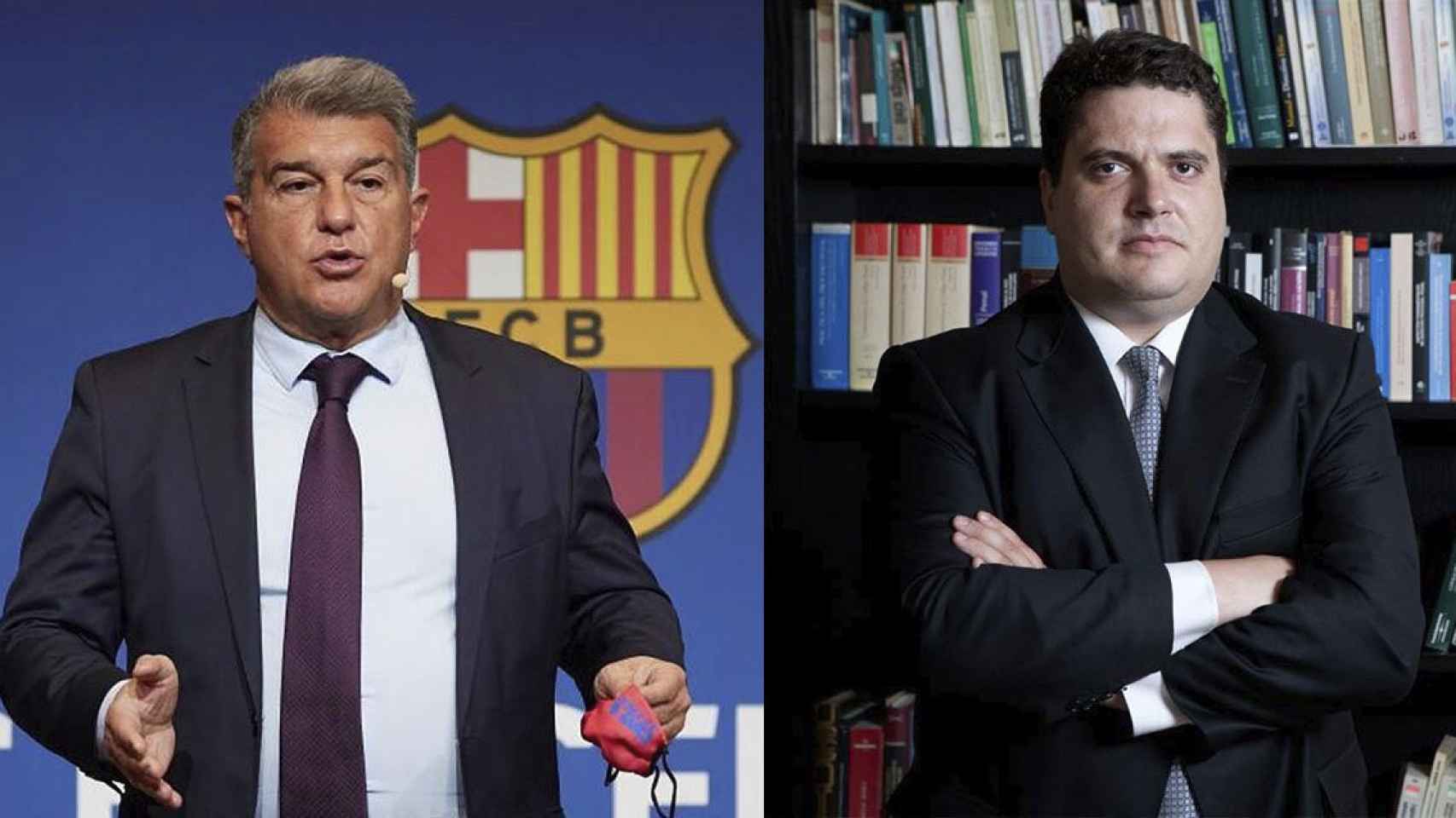 Joan Laporta y Sergi Atienza, exsocios de despacho y actuales presidente y compliance officer del Barça
