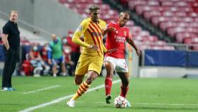 Koeman y Araujo en Da Luz/FCB