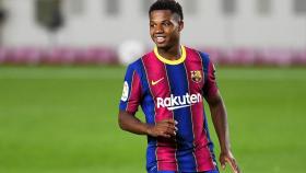 Ansu Fati en un partido del Barça / EFE
