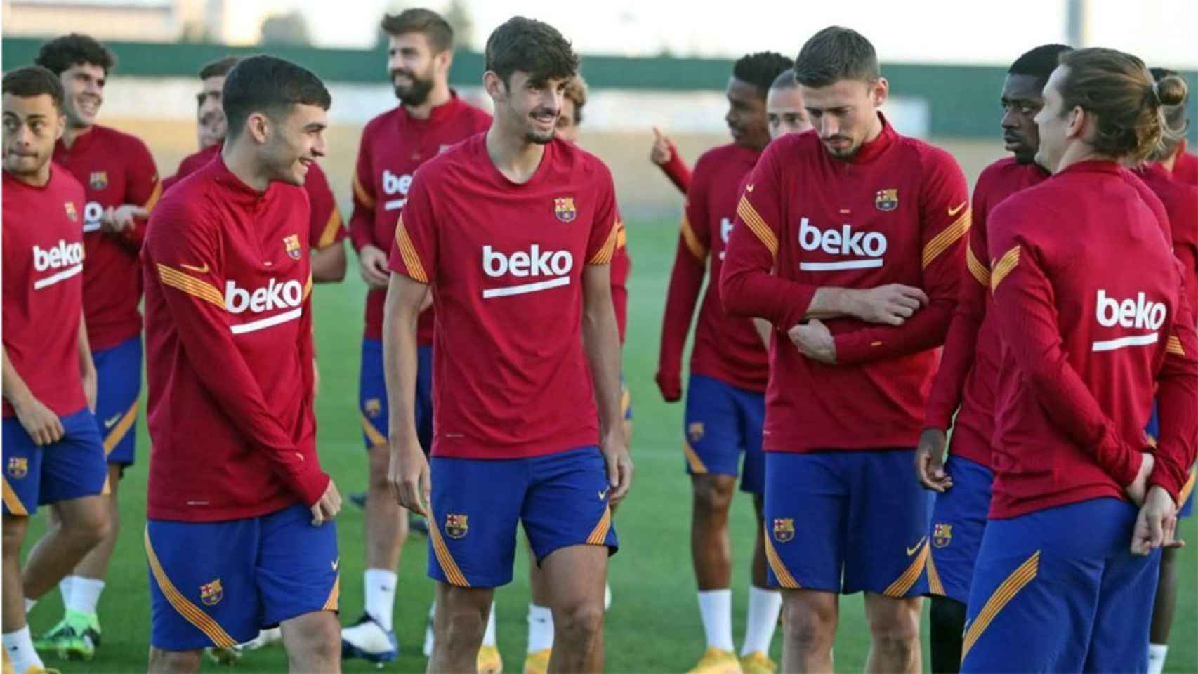 Los jugadores del Barça, en un entrenamiento | FCB