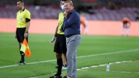 Koeman durante un encuentro del Barça /FCB