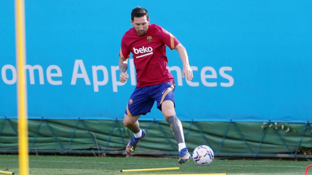 Leo Messi entrenamiento / FCB