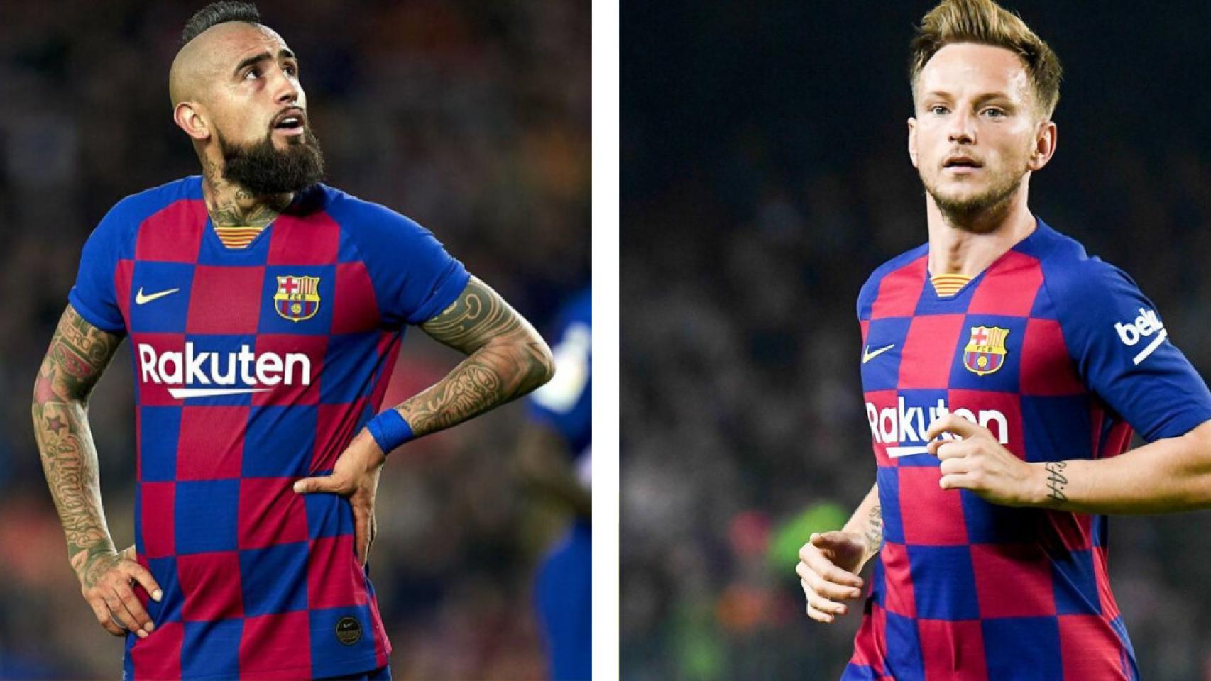 Arturo Vidal y Rakitic, en un montaje | Culemanía