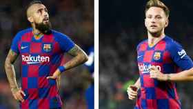 Arturo Vidal y Rakitic, en un montaje | Culemanía