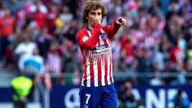 Griezmann celebra un tanto con el Atlético de Madrid / EFE