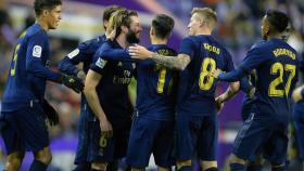 Los jugadores del Real Madrid celebrando un gol / REAL MADRID CF