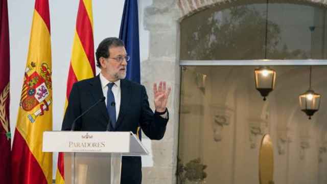 Mariano Rajoy el jueves pasado en Lleida / EFE