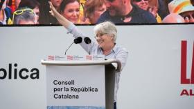 Clara Ponsatí, eurodiputada de Junts huida de la justicia, en un acto político / EP