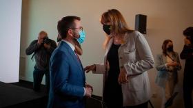 Pere Aragonès y Laura Borràs, máximos representantes del enfrentamiento entre JxCat y ERC / EP