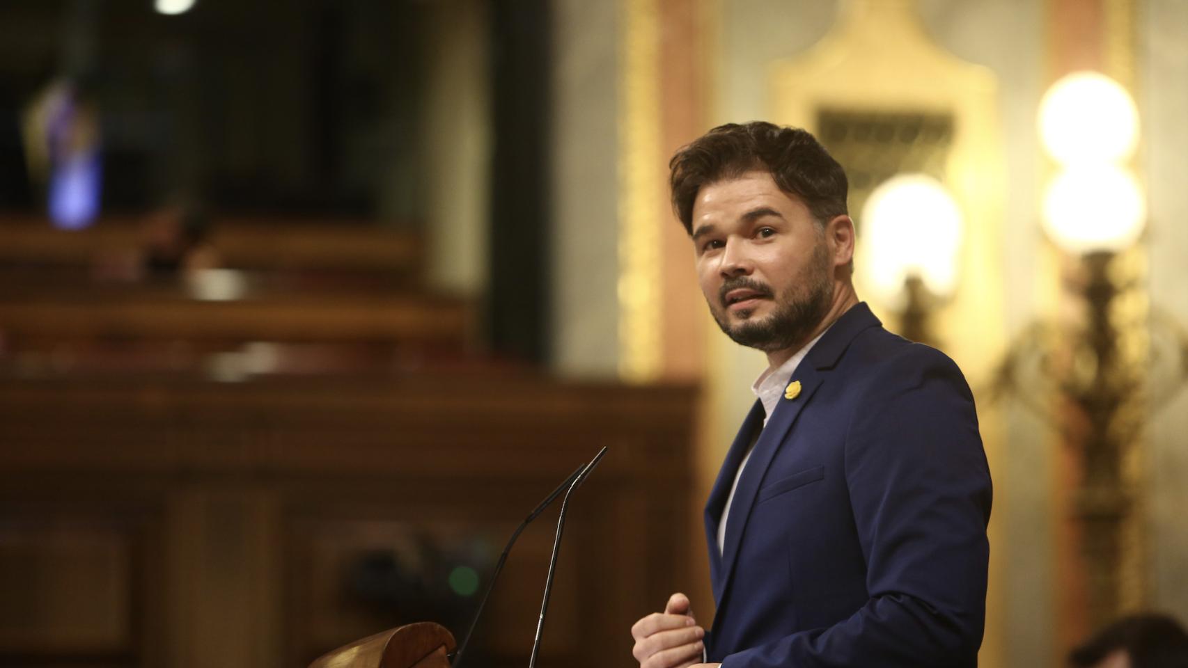 El portavoz de ERC en el Cogreso, Gabriel Rufián / EUROPAPRESS