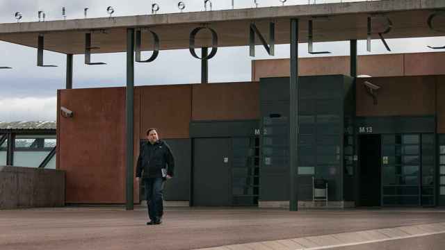 Oriol Junqueras en la cárcel de Lledoners, donde permanece por el Covid-19 / EP