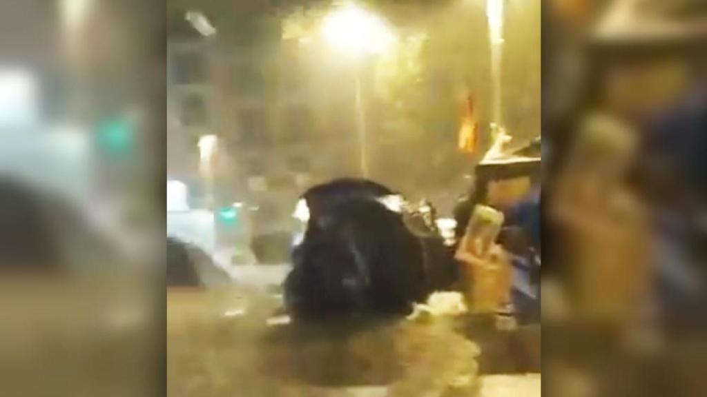Imagen de la acampada independentista de la plaza Universidad de Barcelona / CG