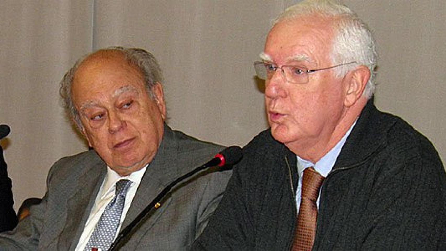 Jordi Pujol y Jaume Sobrequés