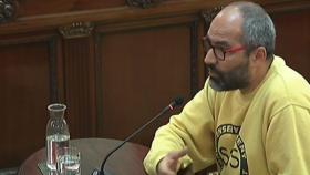 Ramon Font, portavoz del sindicato de docentes, Ustec, en el Supremo