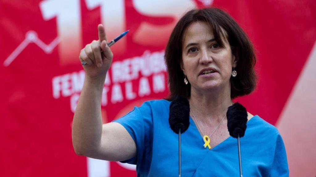 Elisenda Paluzie, presidenta de la ANC, en un acto independentista / EFE