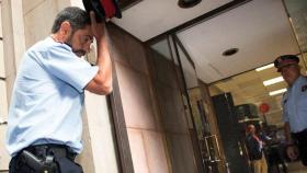 El exmayor de los Mossos, Josep Lluís Trapero, entrando en una reunión de coordinación previa al 1-O / EFE