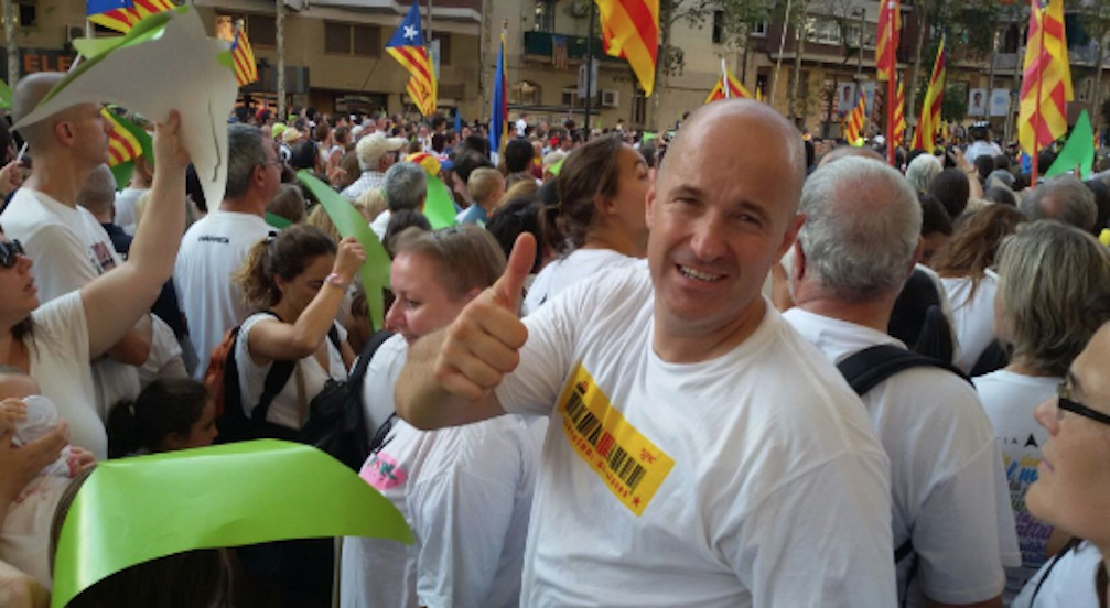 Una foto del alcalde de Torrelameu, Carles Comes (ERC)
