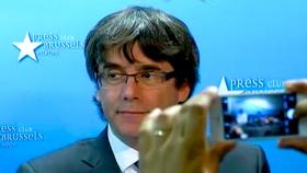 Carles Puigdemont en la comparecencia en Bruselas / CG