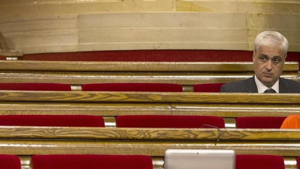 Germà Gordó, exmiembro de PDeCAT, en su debut como diputado no adscrito en el Parlamento catalán / EFE