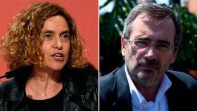 Meritxell Batet y Manuel Cruz