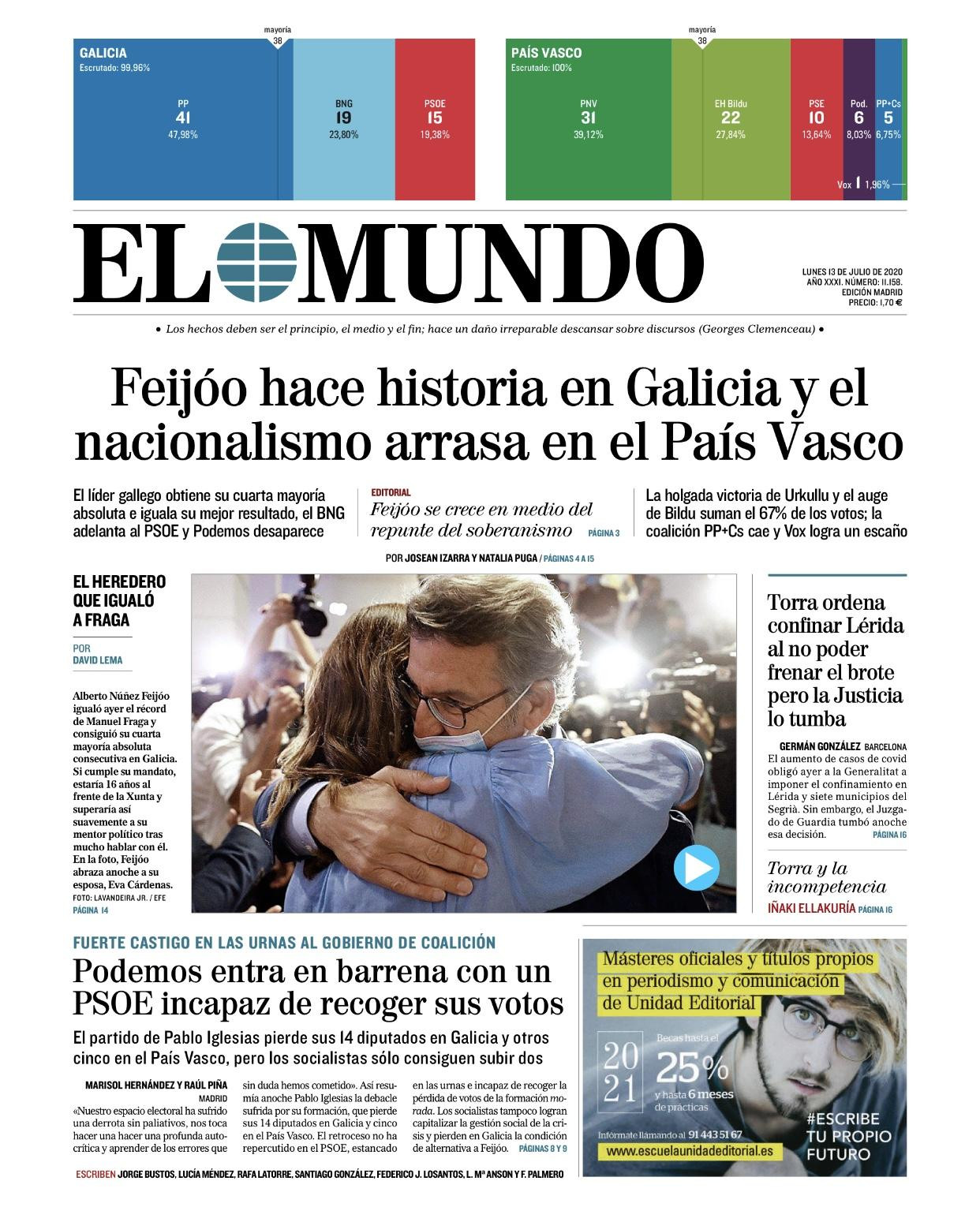 Portada El Mundo
