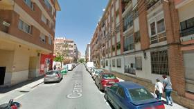 Calle Muralla de Reus, donde se ha producido un incendio del cableado / GOOGLE STREET VIEW