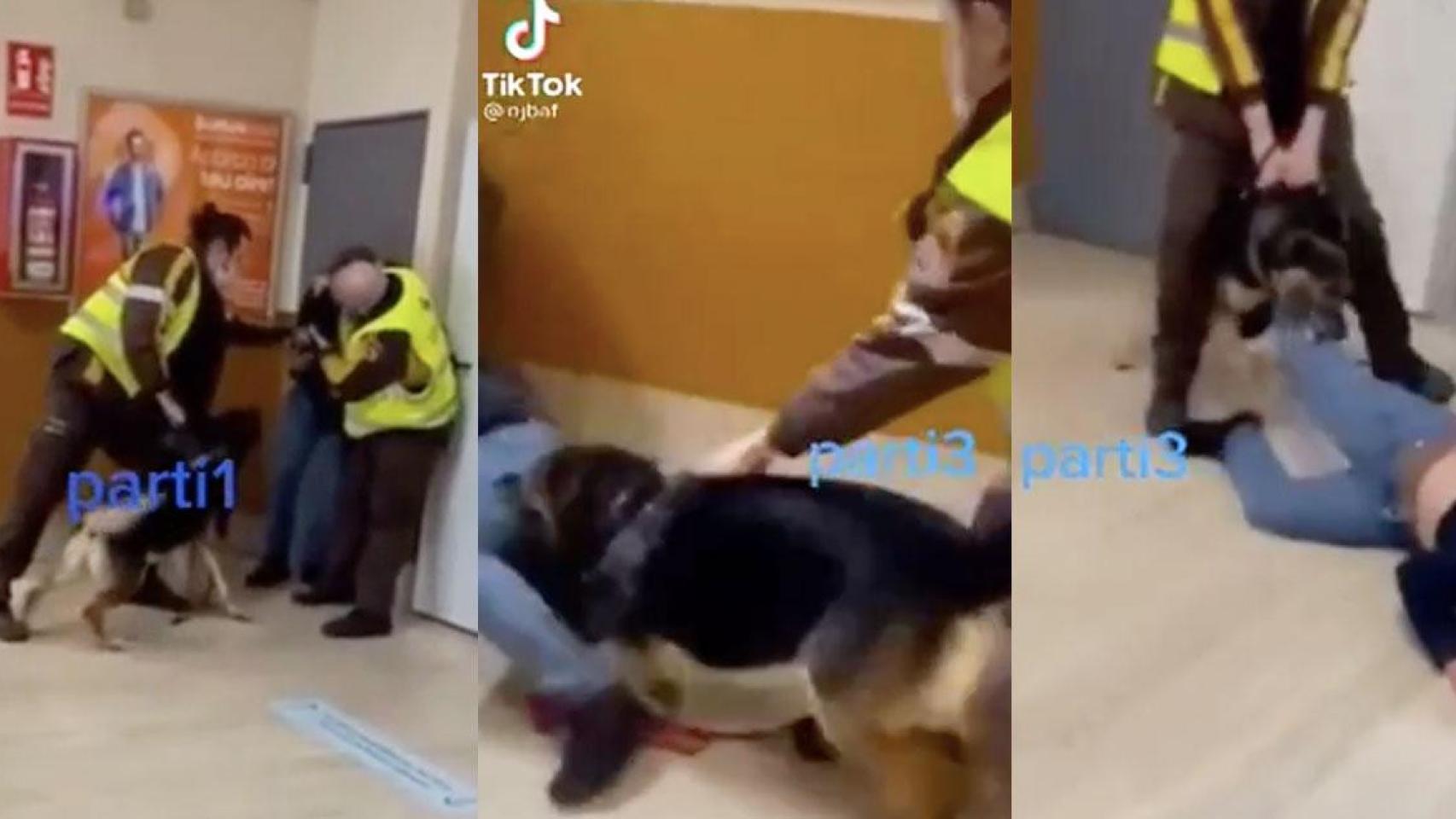 Secuencia del incidente en la Estación del Norte de Barcelona / CG