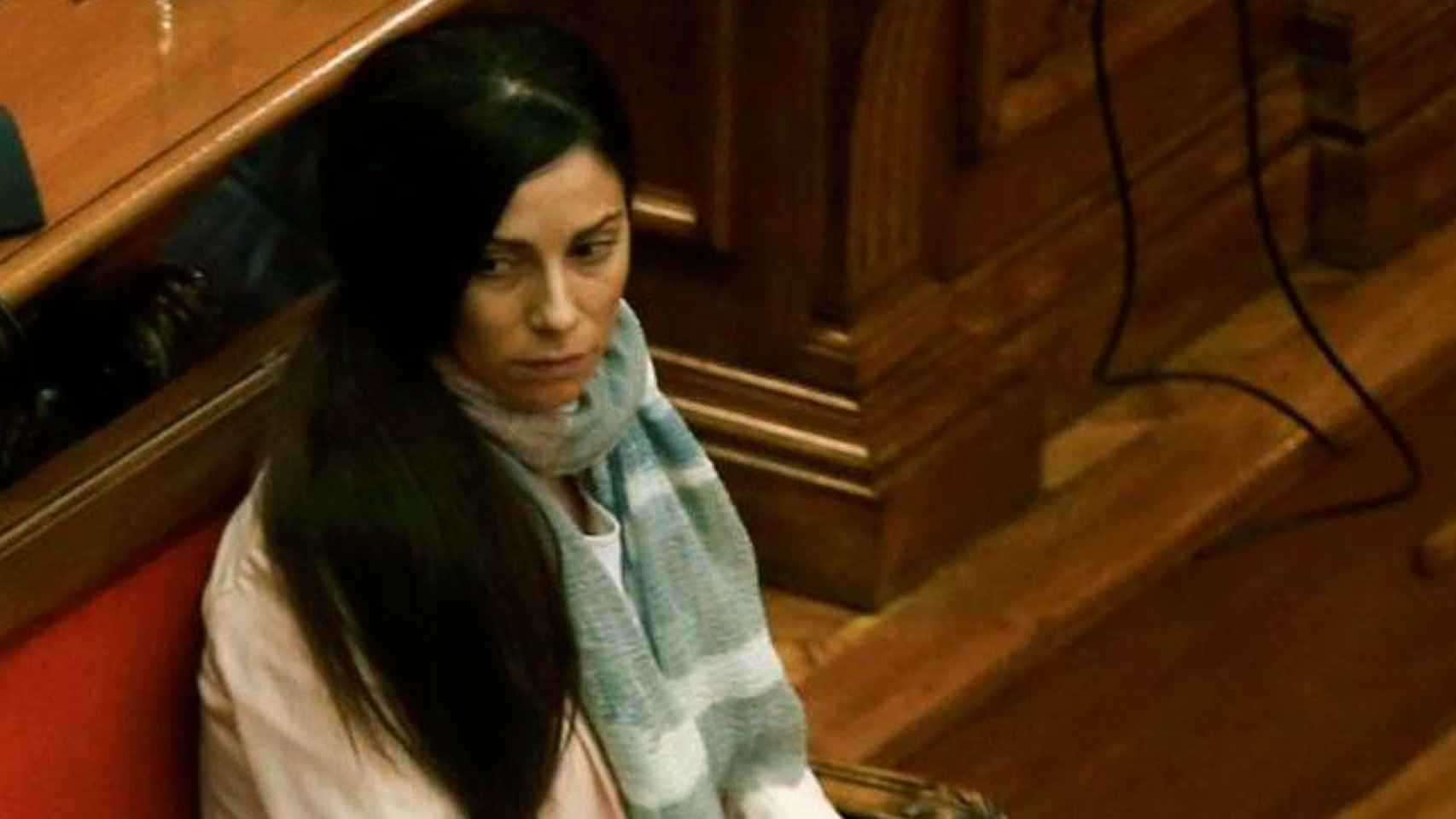 Rosa Peral en el banquillo de la Audiencia de Barcelona durante el juicio / EFE