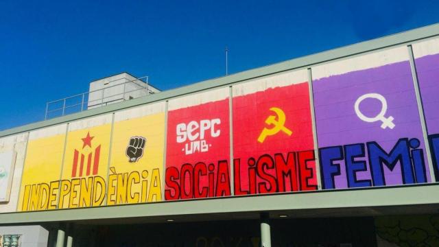 Mural independentista objeto de discordia en la UAB / CG