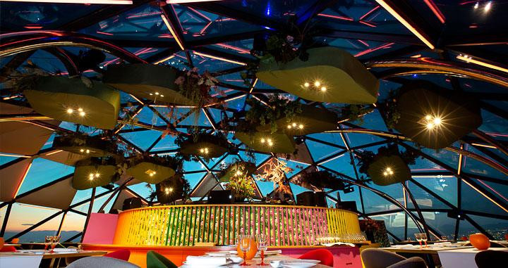 Imagen de 'Ovnew', el nuevo restaurante gastrosensorial en la cúpula del hotel Hesperia Tower de Barcelona / CG