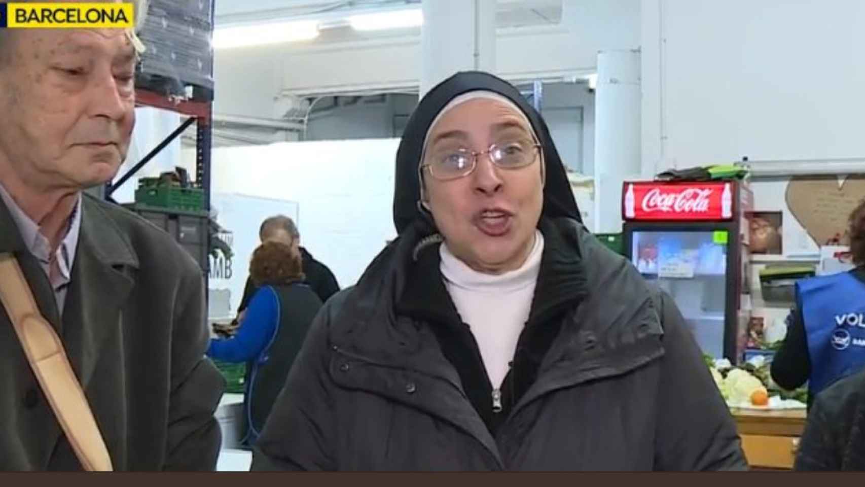 Sor Lucía Caram se une a la marea pensionista