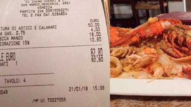 La cuenta que pagó el periodista que se hizo pasar por turista / CG