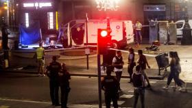 Los Mossos encuentran otra furgoneta alquilada durante un operativo esta misma semana / EFE