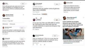 Algunos de los tuits recogidos tras el atentado de Barcelona / Change.org