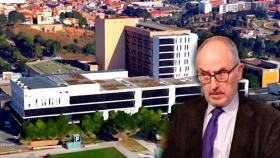 El Síndic de Greuges, Rafael Ribó, y la Corporación Sanitaria Parc Taulí de Sabadell de fondo / FOTOMONTAJE DE CG