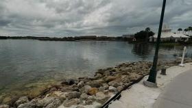 La laguna Seven Seas del Disney Floridian Resort & Spa.